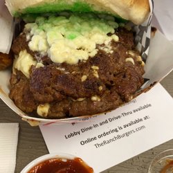 The Ranch Scottish Highland Burgers - Lamb burger with mint jelly