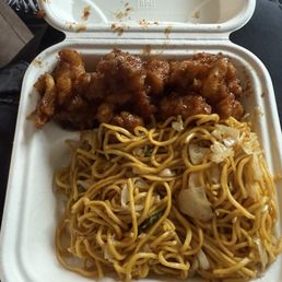 Chow mein x2 orange chicken