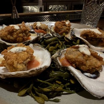 Restaurant R'evolution - The fried oysters were so unique, tender and delicious! - Cajun/Creole Near Me - New Orleans, Louisiana Restaurant R'evolution - The fried oysters were so unique, tender and delicious! - Cajun/Creole Near Me - New Orleans, Louisiana