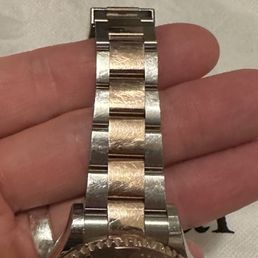 Scraped watch bracelet Scraped watch bracelet