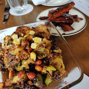 Supper - Brussel sprouts and bacon - New American Near Me - San Antonio, Texas Supper - Brussel sprouts and bacon - New American Near Me - San Antonio, Texas