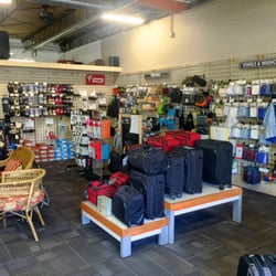 ILC Travel Outfitters - To the right, lots of towels and toiletries.