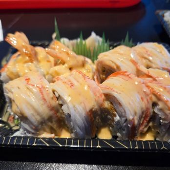 Oishii Express - Angel Hair Roll - Sushi Bars Near Me - Oklahoma City, Oklahoma