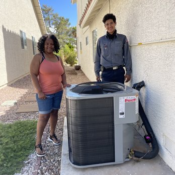 On The Spot Air - Janet decide to have On The Spot Air installed her Brand New Air Conditioner unit , Thank you Janet. - Heating & Air Conditioning/HVAC Near Me - Las Vegas, Nevada On The Spot Air - Janet decide to have On The Spot Air installed her Brand New Air Conditioner unit , Thank you Janet. - Heating & Air Conditioning/HVAC Near Me - Las Vegas, Nevada
