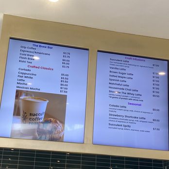 Succulent Coffee Roasters - The drinks^ - Coffee & Tea Near Me - Huntington Beach, California Succulent Coffee Roasters - The drinks^ - Coffee & Tea Near Me - Huntington Beach, California