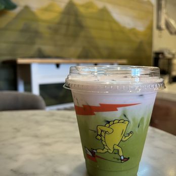 Take It Easy Roasters - Raspberry matcha latte ~ seasonal. - Bakeries Near Me - Las Vegas, Nevada Take It Easy Roasters - Raspberry matcha latte ~ seasonal. - Bakeries Near Me - Las Vegas, Nevada
