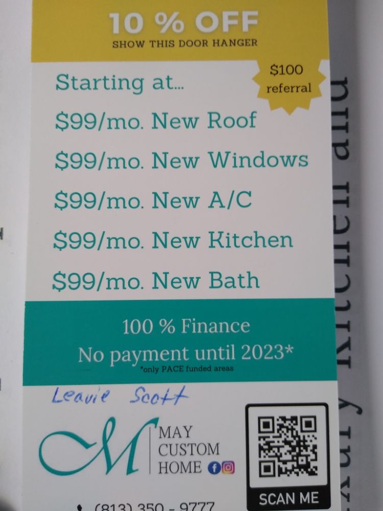 Slide of May Custom Home