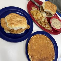 Spring Valley Restaurant - Chicken biscuit Steak biscuit