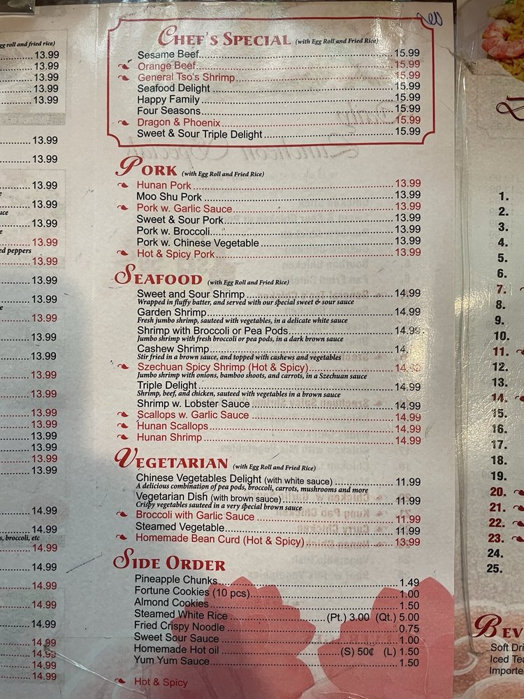 Food from Orient Express