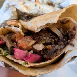 Wrap with lamb