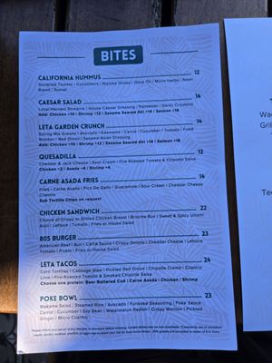 Menu photo 1 CAYA Restaurant Goleta, CA