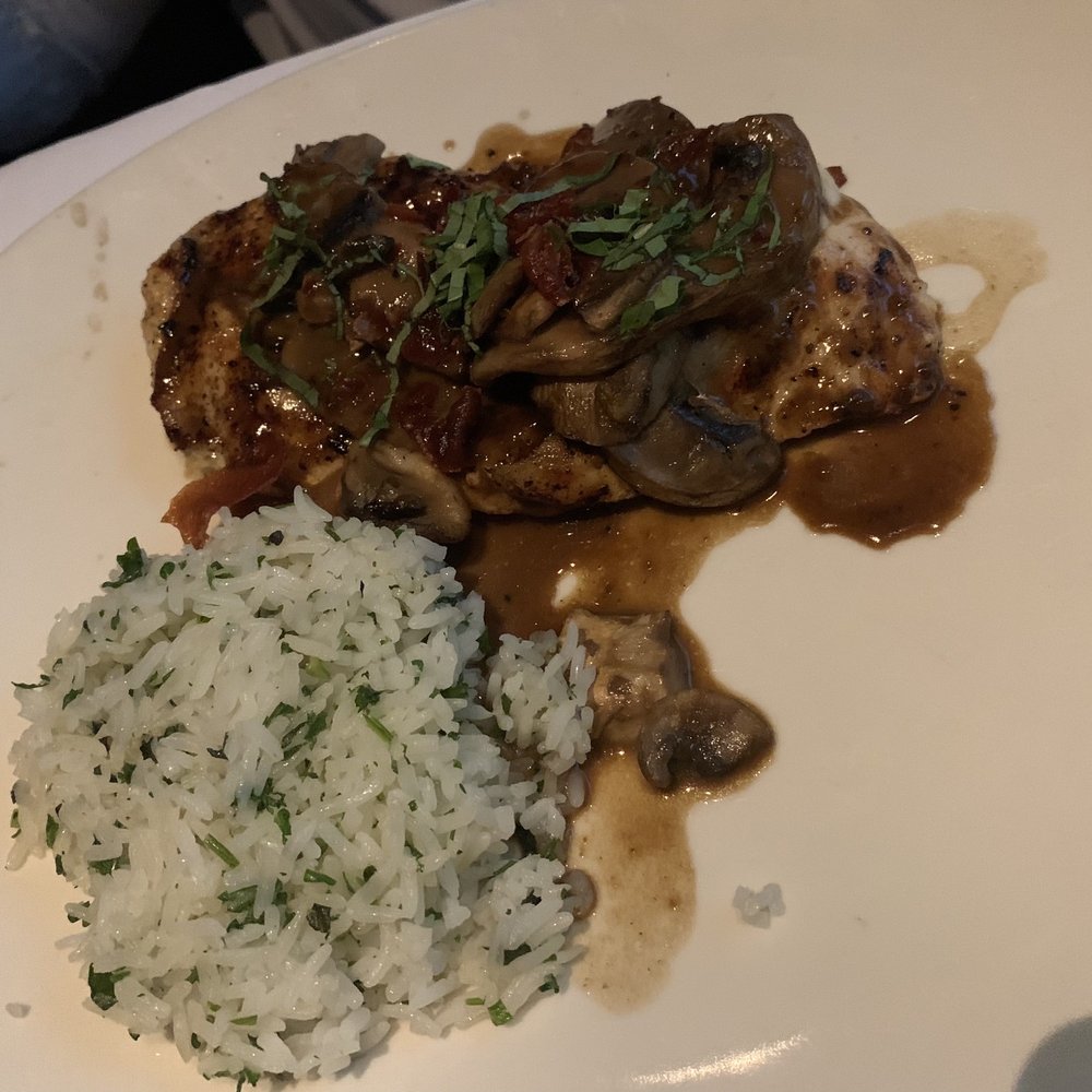 Bonefish Grill - Chicken Marsala with jasmine rice. Chicken breast was beautifully done. - Seafood Near Me - Tampa, Florida Bonefish Grill - Chicken Marsala with jasmine rice. Chicken breast was beautifully done. - Seafood Near Me - Tampa, Florida
