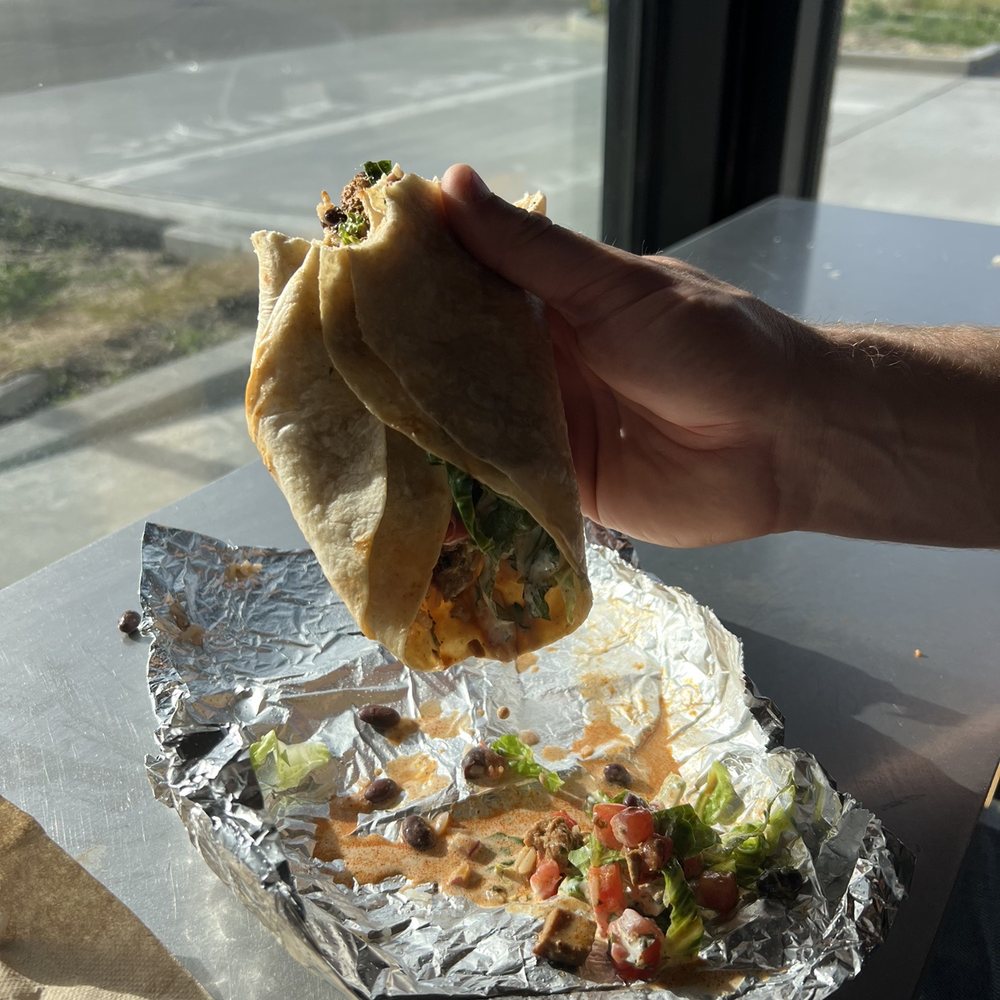 "Double wrapped burrito"