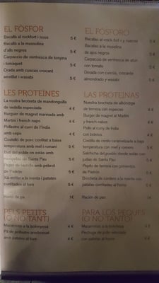 Menu photo 2 El Raku Corça, GI
