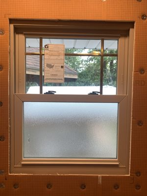 window and shower - installation of window and shower valves