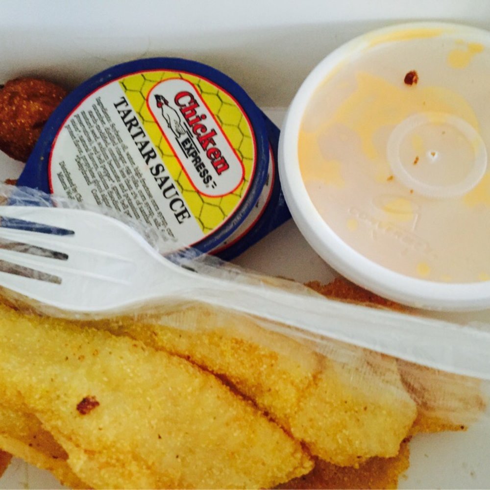 Chicken Express - Catfish Meal w/Mac & Cheese! - Fast Food Near Me - Midlothian, Texas Chicken Express - Catfish Meal w/Mac & Cheese! - Fast Food Near Me - Midlothian, Texas