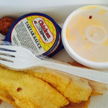 Chicken Express - Catfish Meal w/Mac & Cheese! - Fast Food Near Me - Midlothian, Texas