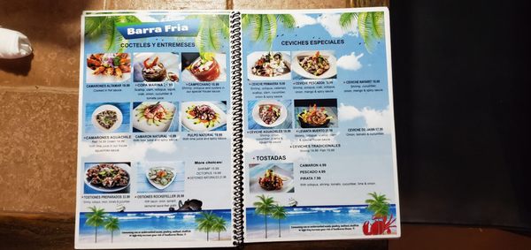 Menu photo 3 Mariscos Nayarit Raleigh, NC