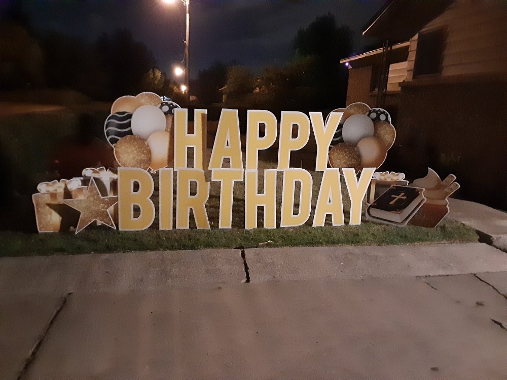 A BIG MESSAGE YARD CARDS BY MILLER’S Request a Quote Tulsa