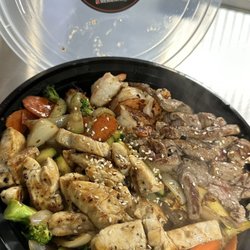 Mr Hibachi LA - Steak Chicken & Shrimp Plate