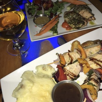 Enchanted Forest - Mead (beer), Chicken Caprese, and Chicken Skewers - Salad Near Me - Placerville, California Enchanted Forest - Mead (beer), Chicken Caprese, and Chicken Skewers - Salad Near Me - Placerville, California