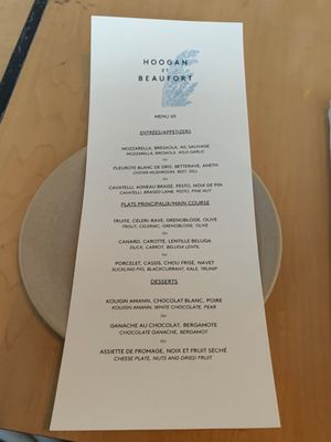 Menu photo 3 Hoogan et Beaufort Montreal, QC Menu photo 3 Hoogan et Beaufort Montreal, QC