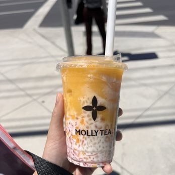 Molly Tea - Jasmine mango smoothie - Bubble Tea Near Me - Rockville, Maryland