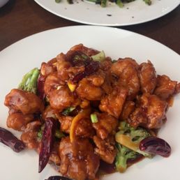 Orange Chicken with white rice Orange Chicken with white rice