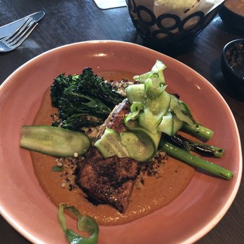 Coasterra - Ancho Chili Roasted Salmon - Mexican Near Me - San Diego, California Coasterra - Ancho Chili Roasted Salmon - Mexican Near Me - San Diego, California