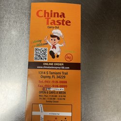China Taste - New and updated Menus
