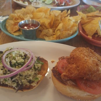 Down On Grayson - Grouper fish sandwich - New American Near Me - San Antonio, Texas