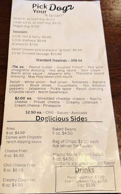 Menu photo 1 Dirty Dogz - O'Fallon O'Fallon, MO Menu photo 1 Dirty Dogz - O'Fallon O'Fallon, MO