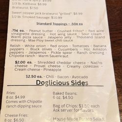 Menu - July 2026