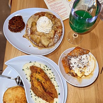 Ruby Sunshine Columbia - Catfish and grits Seasonal Apple pie pancakes Blue orange mimosa Seasonal pumpkin marshmallow beignets - Breakfast & Brunch Near Me - Columbia, South Carolina Ruby Sunshine Columbia - Catfish and grits Seasonal Apple pie pancakes Blue orange mimosa Seasonal pumpkin marshmallow beignets - Breakfast & Brunch Near Me - Columbia, South Carolina