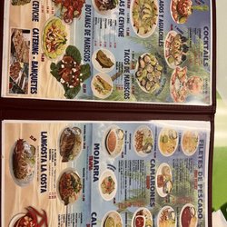 La Costa Restaurant - Menu