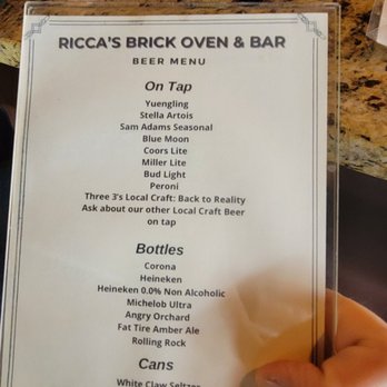 RICCA’S BRICK OVEN & BAR - Updated May 2025 - 91 Photos & 109 Reviews ...