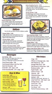 Menu photo 3 Kalico Kitchen Chico, CA