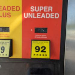 Pilot Travel Center - Hard to read the prices. Pump 3 of 8. $4.279 per gallon for Super Unleaded 92 as of September 10, 2023.