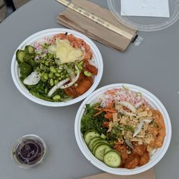 small salmon poke bowls small salmon poke bowls