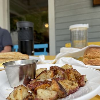 Satsuma Café - Home fry potatoes with aioli - Coffee & Tea Near Me - New Orleans, Louisiana Satsuma Café - Home fry potatoes with aioli - Coffee & Tea Near Me - New Orleans, Louisiana