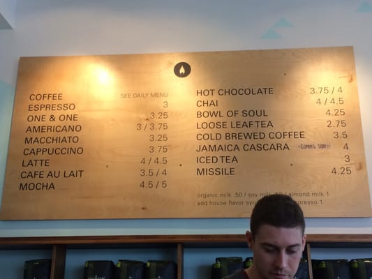 Menu photo 7 Verve Coffee Roasters Santa Cruz, CA Menu photo 7 Verve Coffee Roasters Santa Cruz, CA