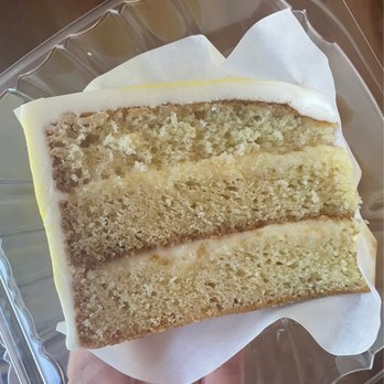 Edis Chocolates - lemon cake slice - Desserts Near Me - Austin, Texas Edis Chocolates - lemon cake slice - Desserts Near Me - Austin, Texas