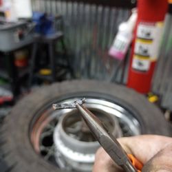 M & S Scooter - The nail they didn't remove