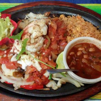 Las Fuentes - Steak and shrimp plate - Mexican Near Me - La Grange, Texas Las Fuentes - Steak and shrimp plate - Mexican Near Me - La Grange, Texas