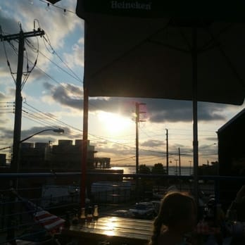 Brooklyn Crab - Sunset view from the deck. - Seafood Near Me - Brooklyn, New York