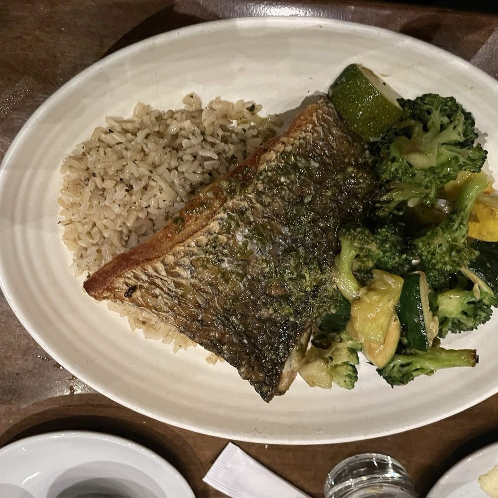 Salt Creek Grille - Line-Caught Market Fish ( Barramundi) - New American Near Me - Princeton, New Jersey Salt Creek Grille - Line-Caught Market Fish ( Barramundi) - New American Near Me - Princeton, New Jersey