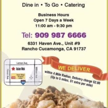 Asian Wok - misleading advertising - Chinese Near Me - Rancho Cucamonga, California