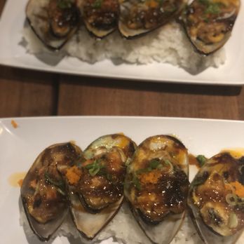 Fire Fish Sushi and More - Baked mussels - Sushi Bars Near Me - Temecula, California Fire Fish Sushi and More - Baked mussels - Sushi Bars Near Me - Temecula, California