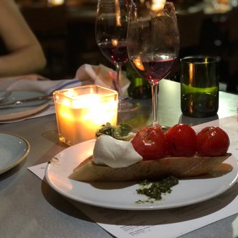 Sixty Vines - Burrata basil pesto, wood grilled ciabatta, charred campari tomatoes, balsamic dijon vinaigrette, sea salt - Wine Bars Near Me - Winter Park, Florida Sixty Vines - Burrata basil pesto, wood grilled ciabatta, charred campari tomatoes, balsamic dijon vinaigrette, sea salt - Wine Bars Near Me - Winter Park, Florida