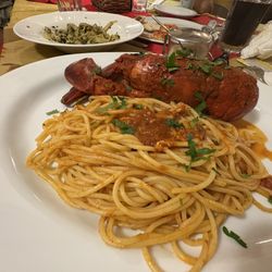 Pizzeria Il Fauno - Lobster and pasta.